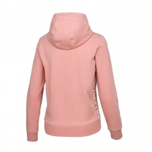 Women Hooded 'Small Logo' FRENCH TERRY Pink Pitbull - 4