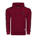 Bluza Octagon Stripe burgundy z kapturem Octagon - 1