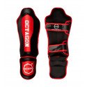 Ochraniacze piszczel/stopa Octagon black/red Octagon - 1