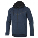 LANDIS Hooded Zip Sweatshirt Dark Navy Pitbull - 1