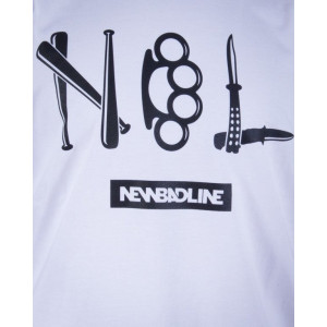 NEWBADLINE TSHIRT CRIME WHITE NewBadLine - 6