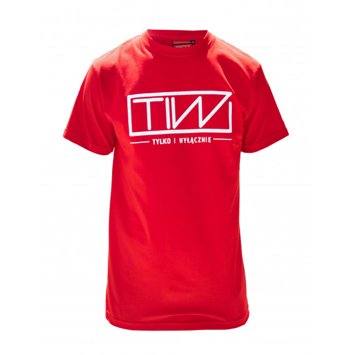 Koszulka TIW BOX LOGO KLASYK Czerwona TIW - 1
